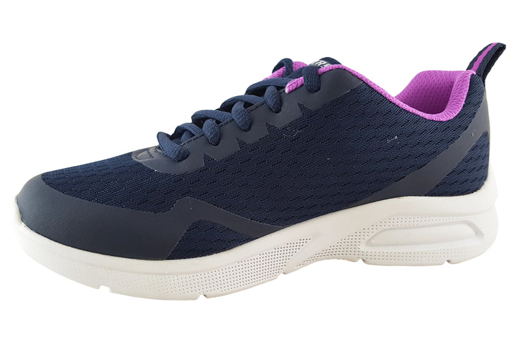 Skechers Electric Jumps 302378L Navy (Pink) Girls Sports