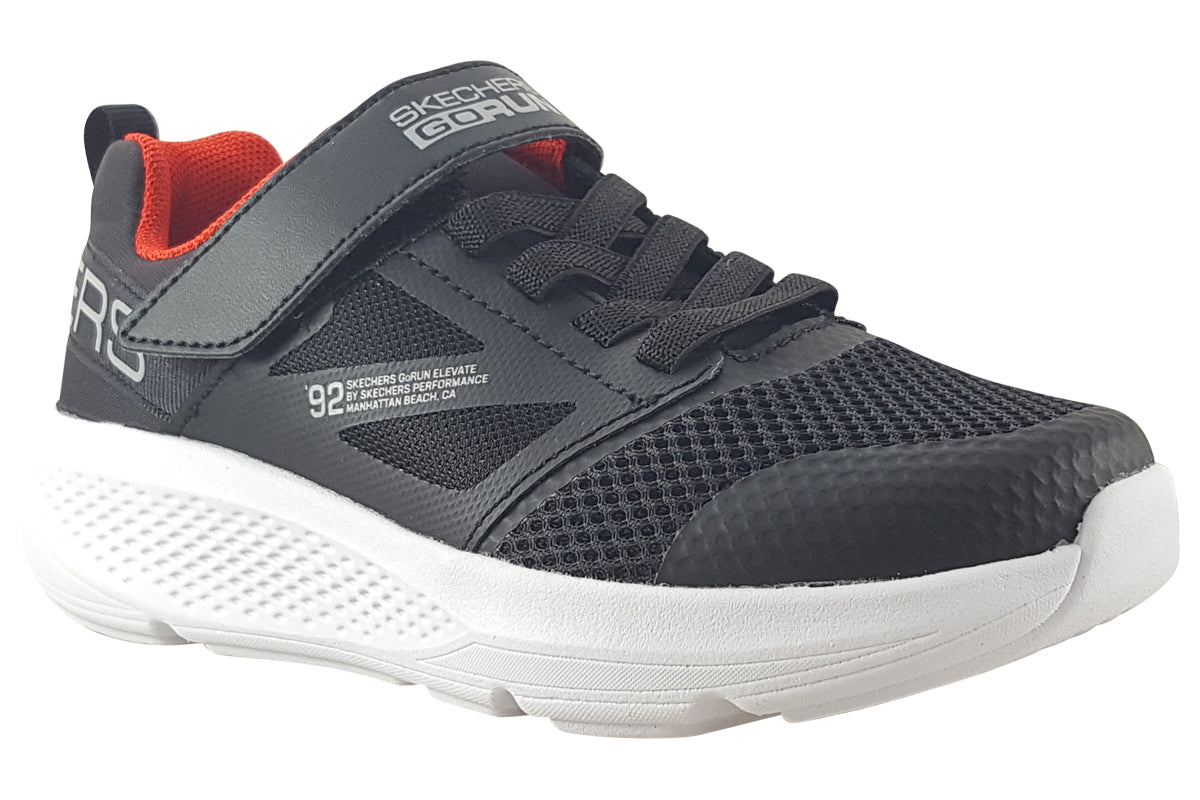 skechers-elevate-black-red-trainers-right