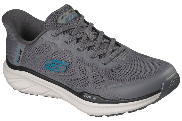 Skechers Equalizer 6.0 Charcoal/Blue Mens Trainers