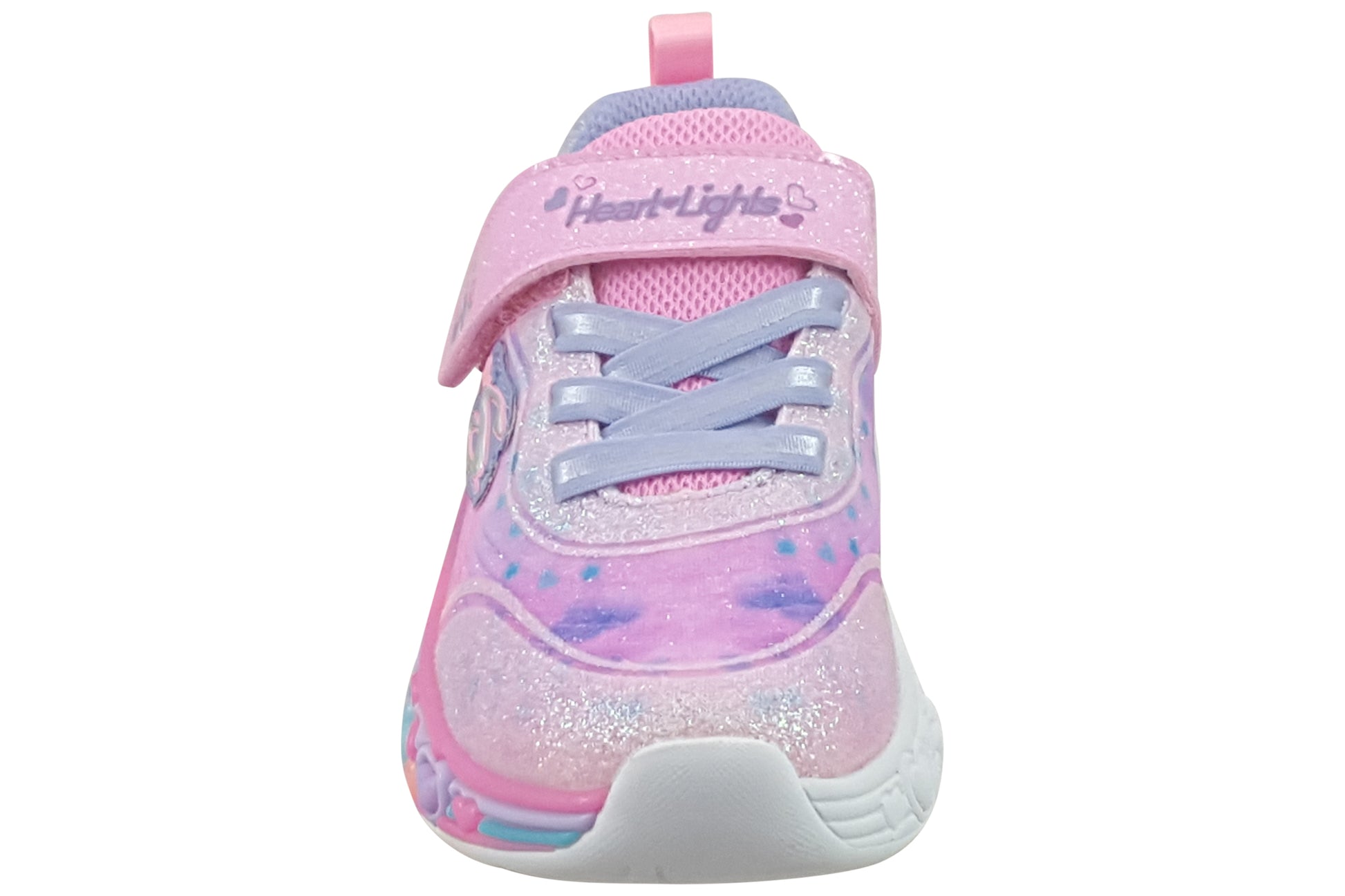 skechers-eternal-hearts-302696N-girls-trainers-light-pink-multi-top
