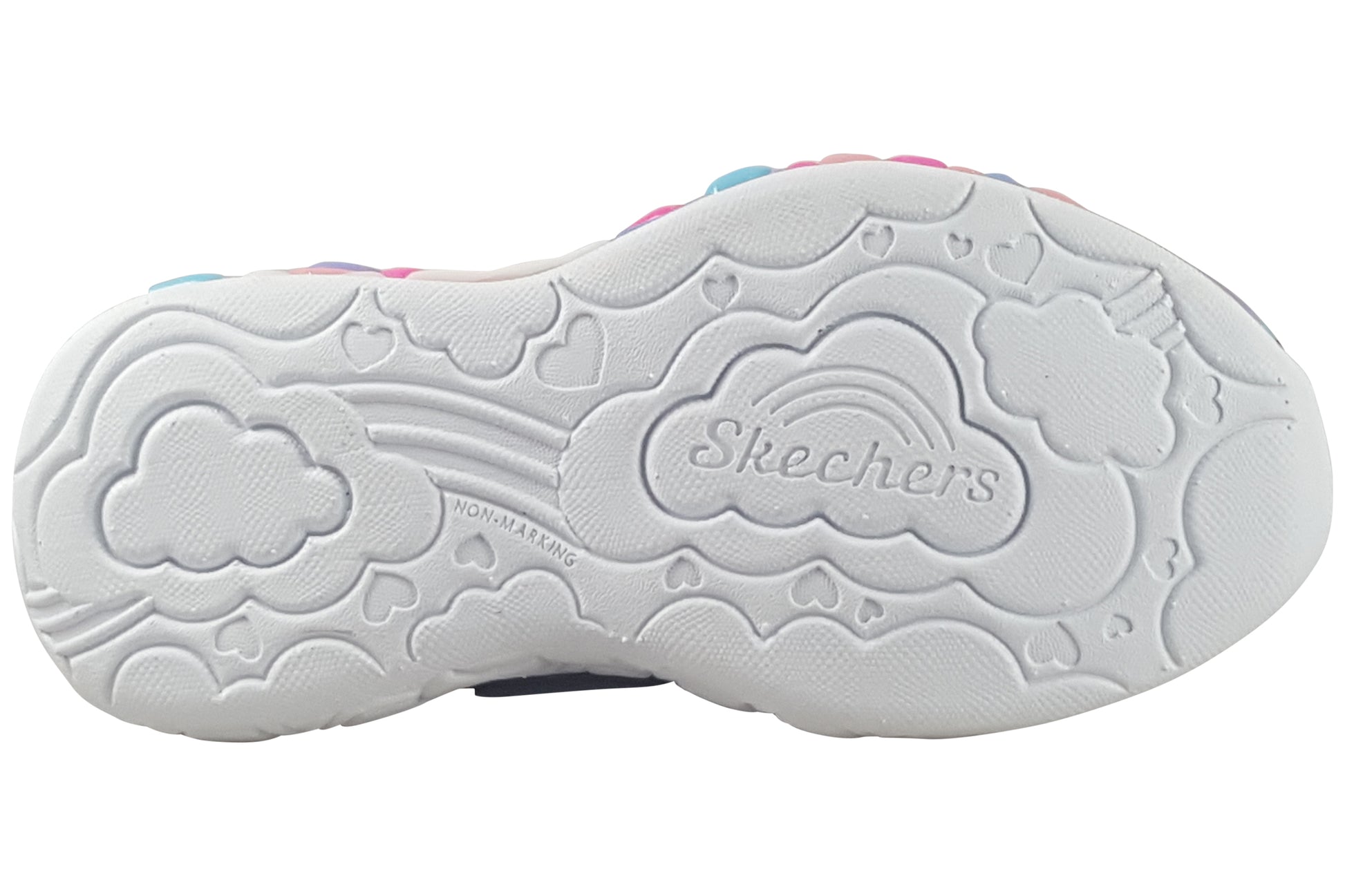 skechers-eternal-hearts-302696l-girls-trainers-navy-multi-sole