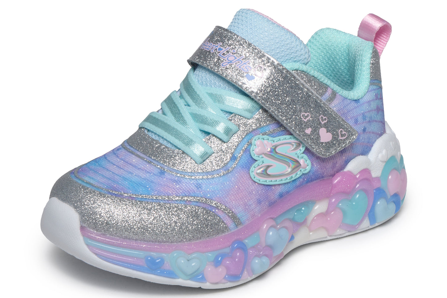 Skechers Eternal Hearts 302696N Silver/Multi Girls Sports