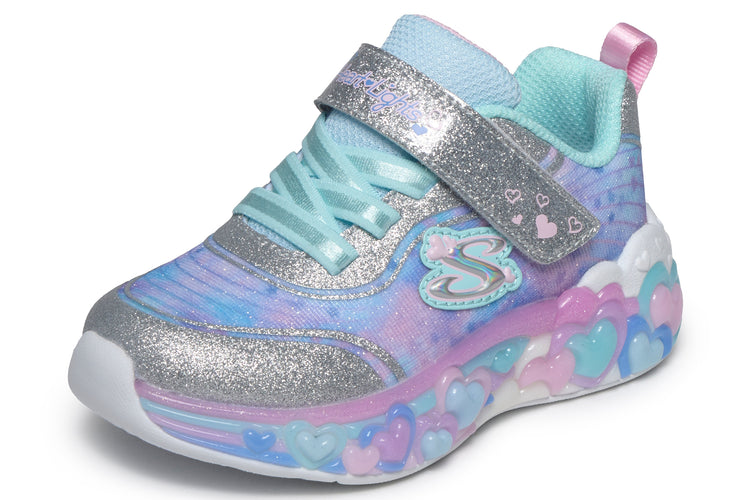 Skechers Eternal Hearts 302696N Silver/Multi Girls Sports