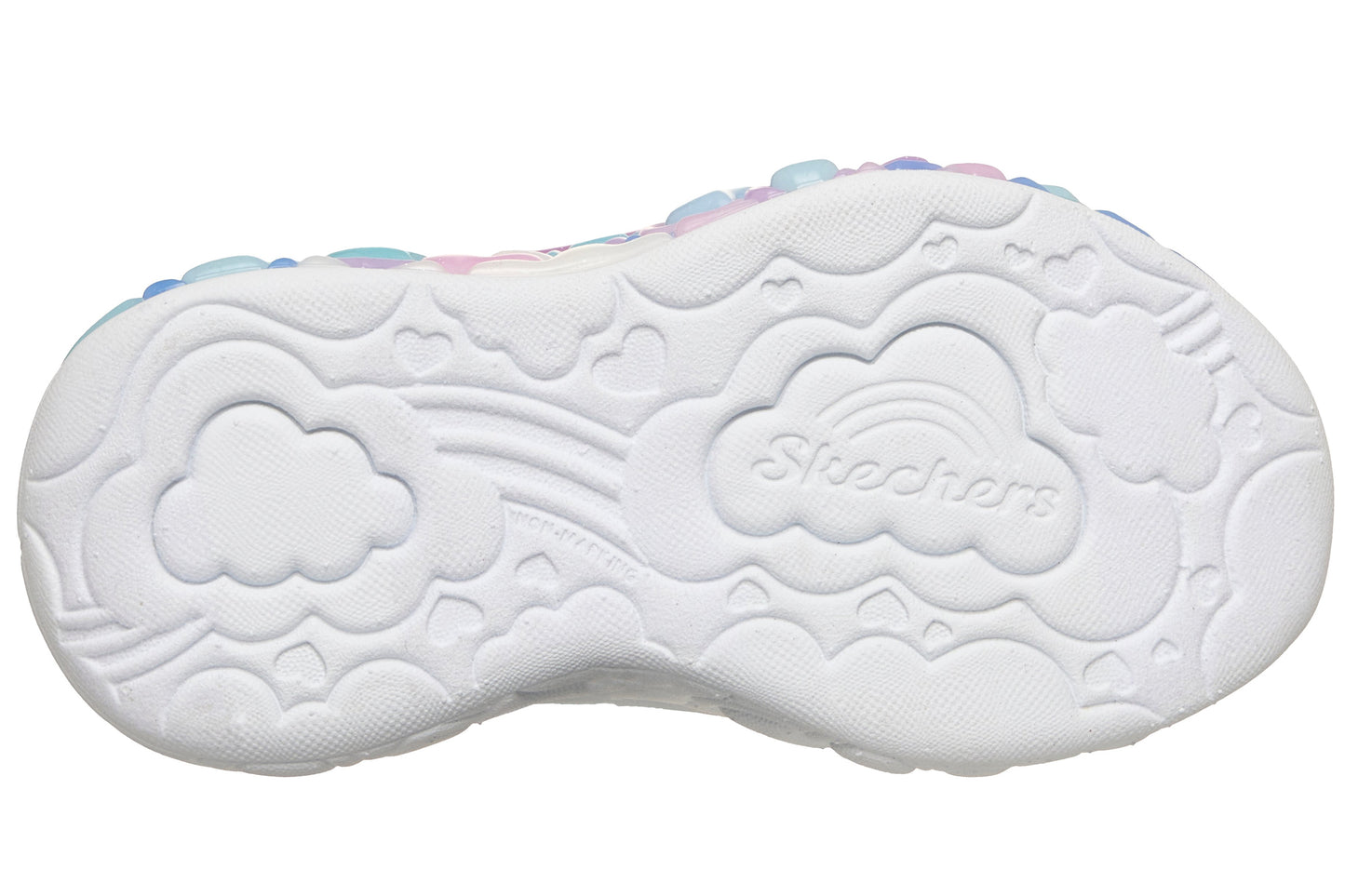 Skechers Eternal Hearts 302696N Silver/Multi Girls Sports