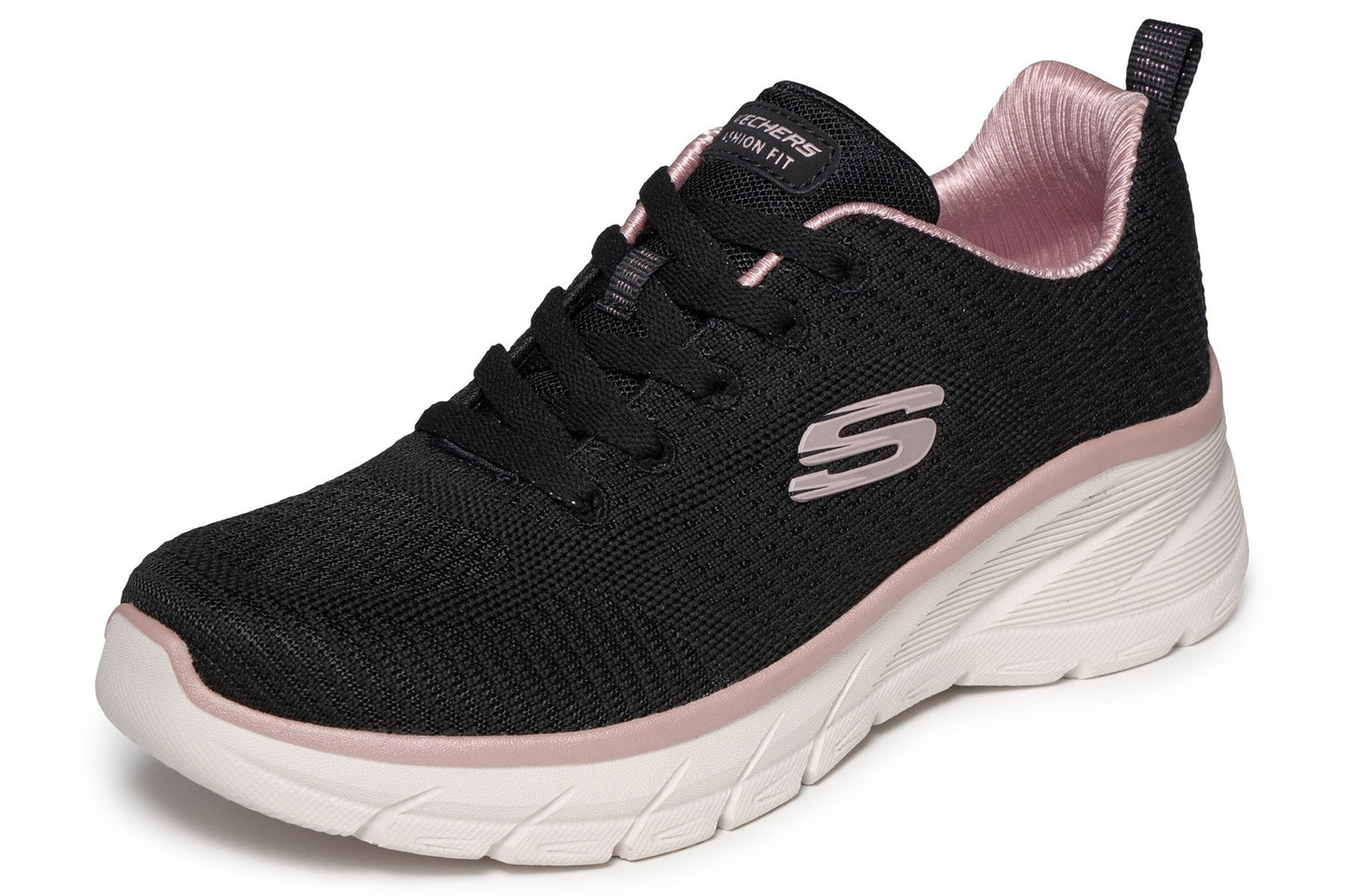 Skechers Fashion Fit 2.0 Black /Rose Gold Womens Fashion Trainers