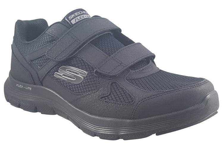 Skechers Flex Advantage Fortner 232578 Black Mens Trainers