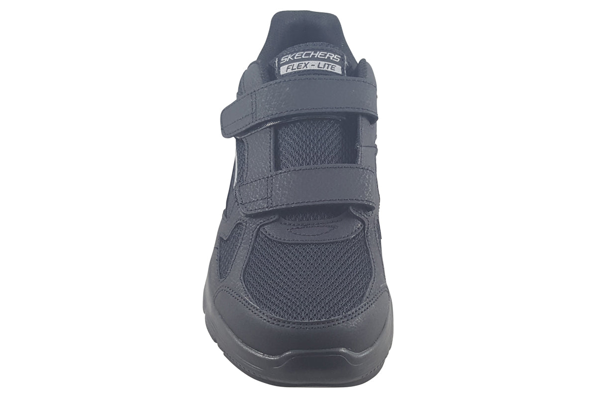 skechers flex advantage fortner 232578 black trainers top