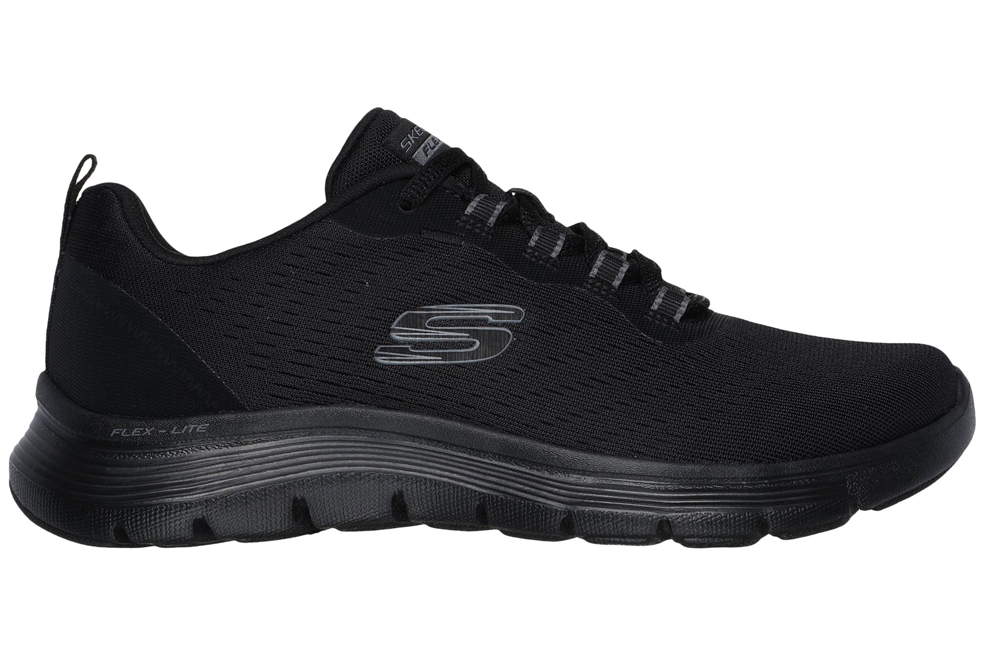 skechers-flex-appeal-5-0-black-ladies-sports-right-flat