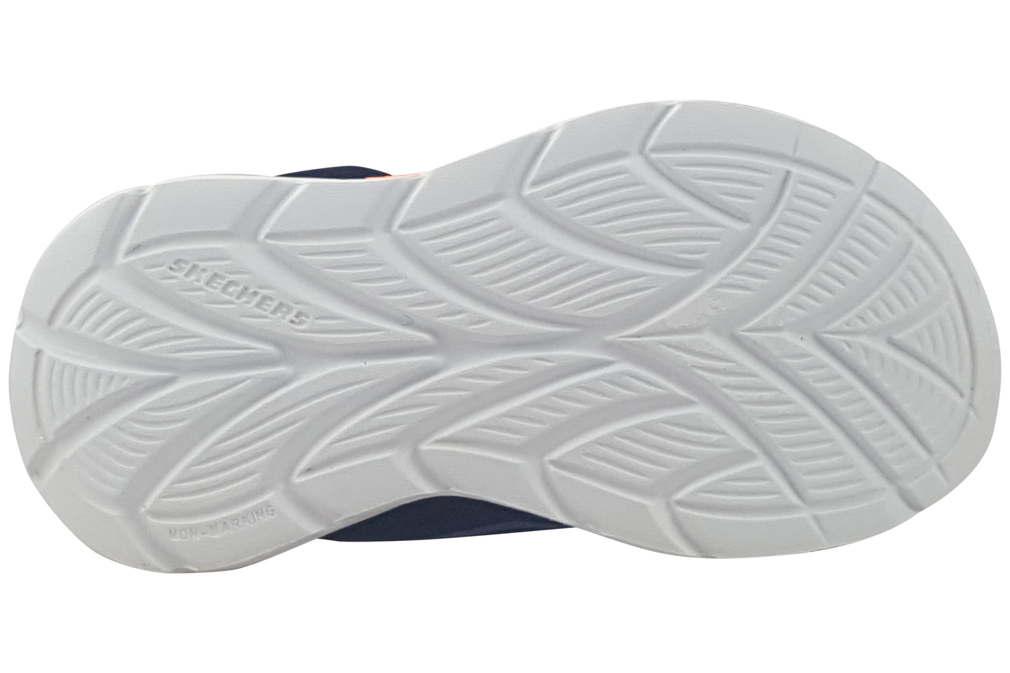 skechers flex glow black silver trainers sole