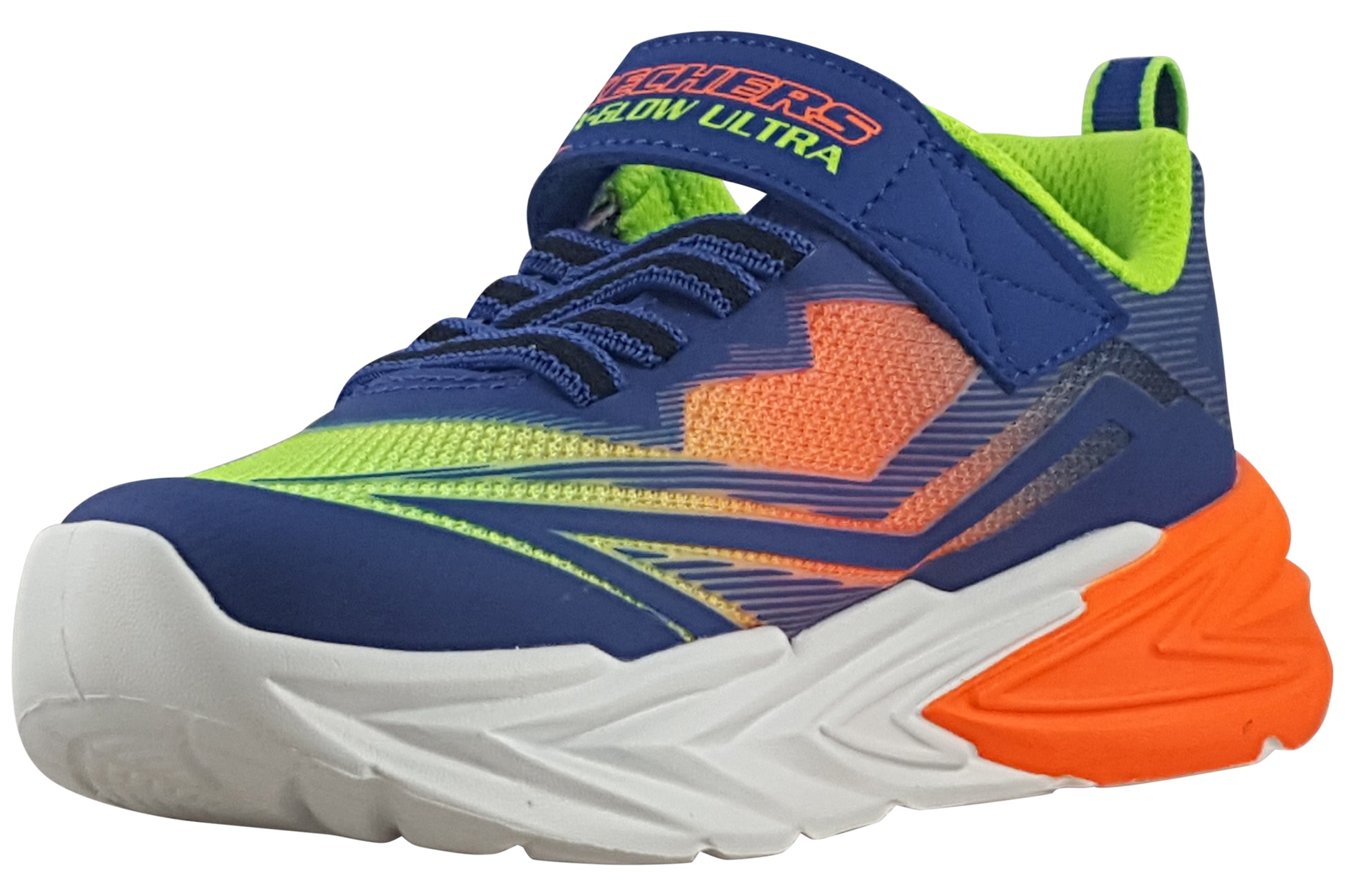 skechers-flex-glow-ultra-400139l-blue-multi-trainers-left