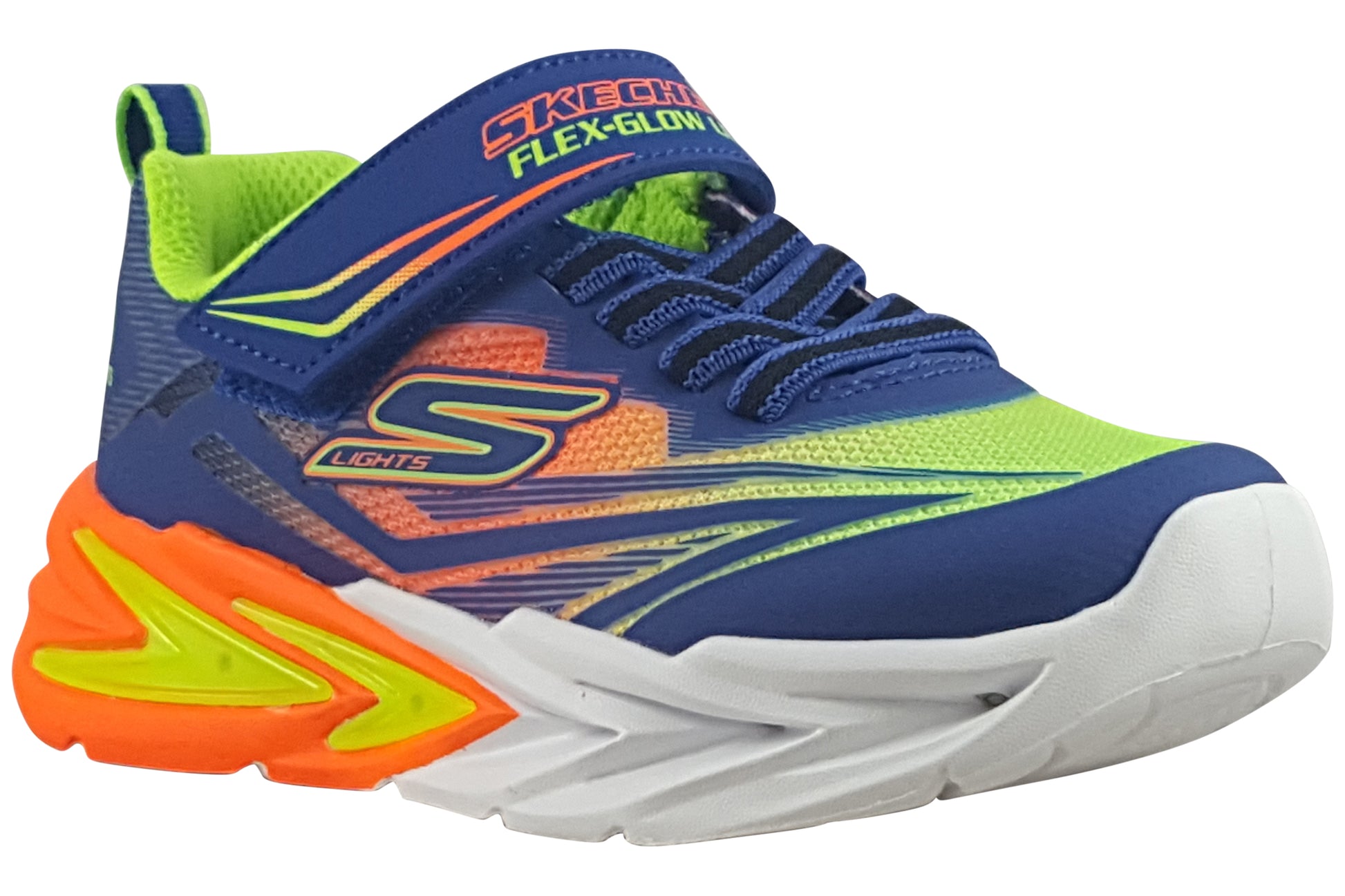 skechers-flex-glow-ultra-400139l-blue-multi-trainers-right