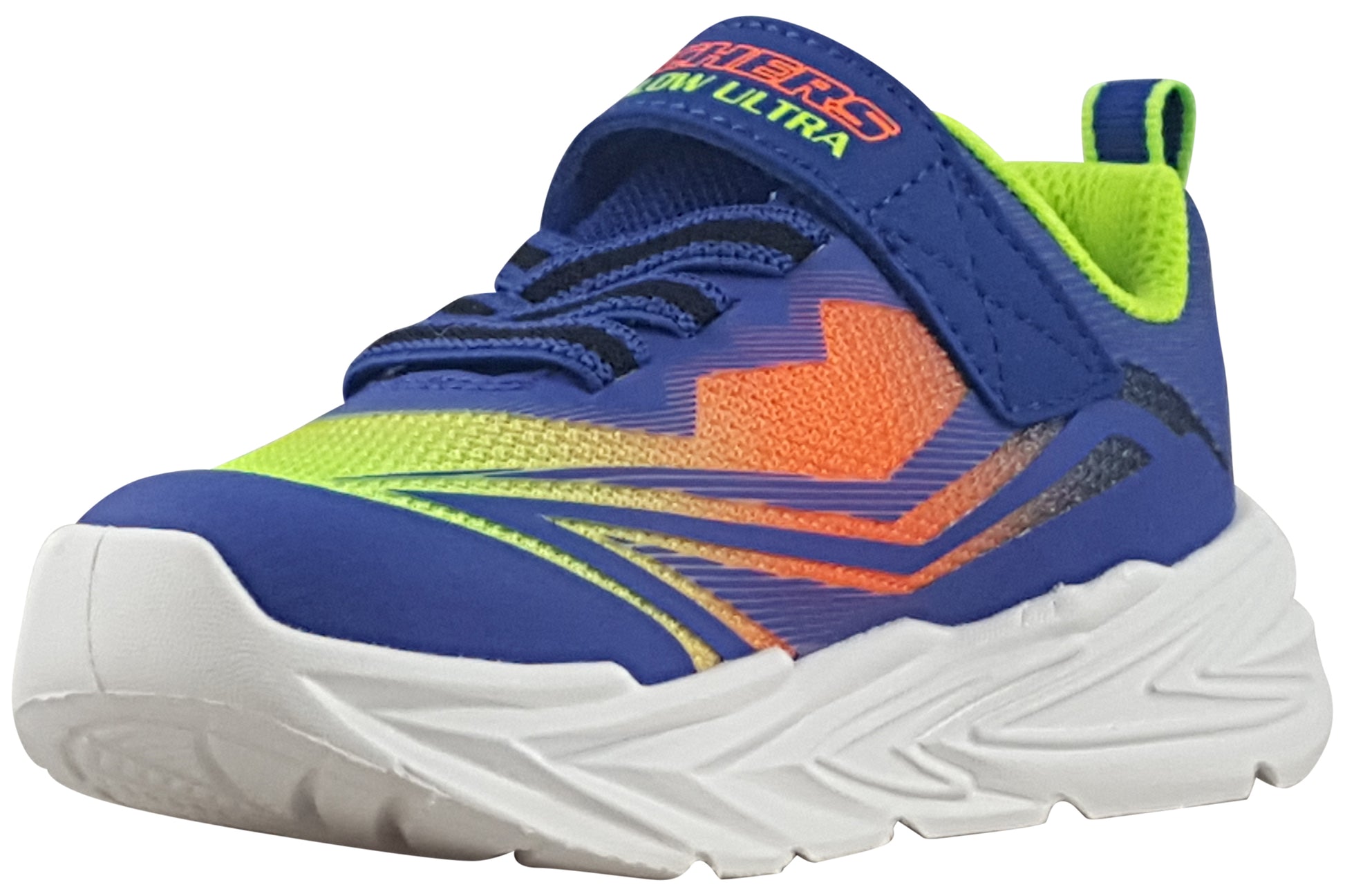 skechers-flex-glow-ultra-400139n-blue-multi-trainers-left