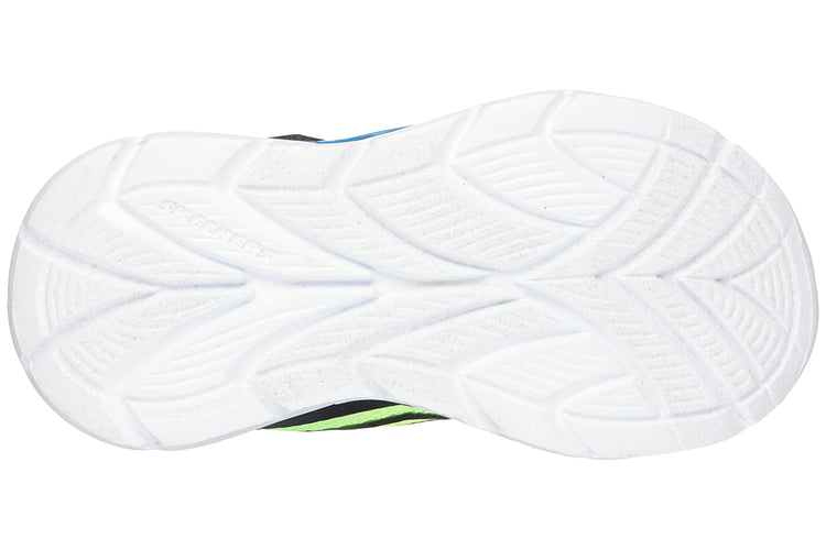 Skechers Flex Glow Ultra 400139N Boys Sports Black/Blue/Lime