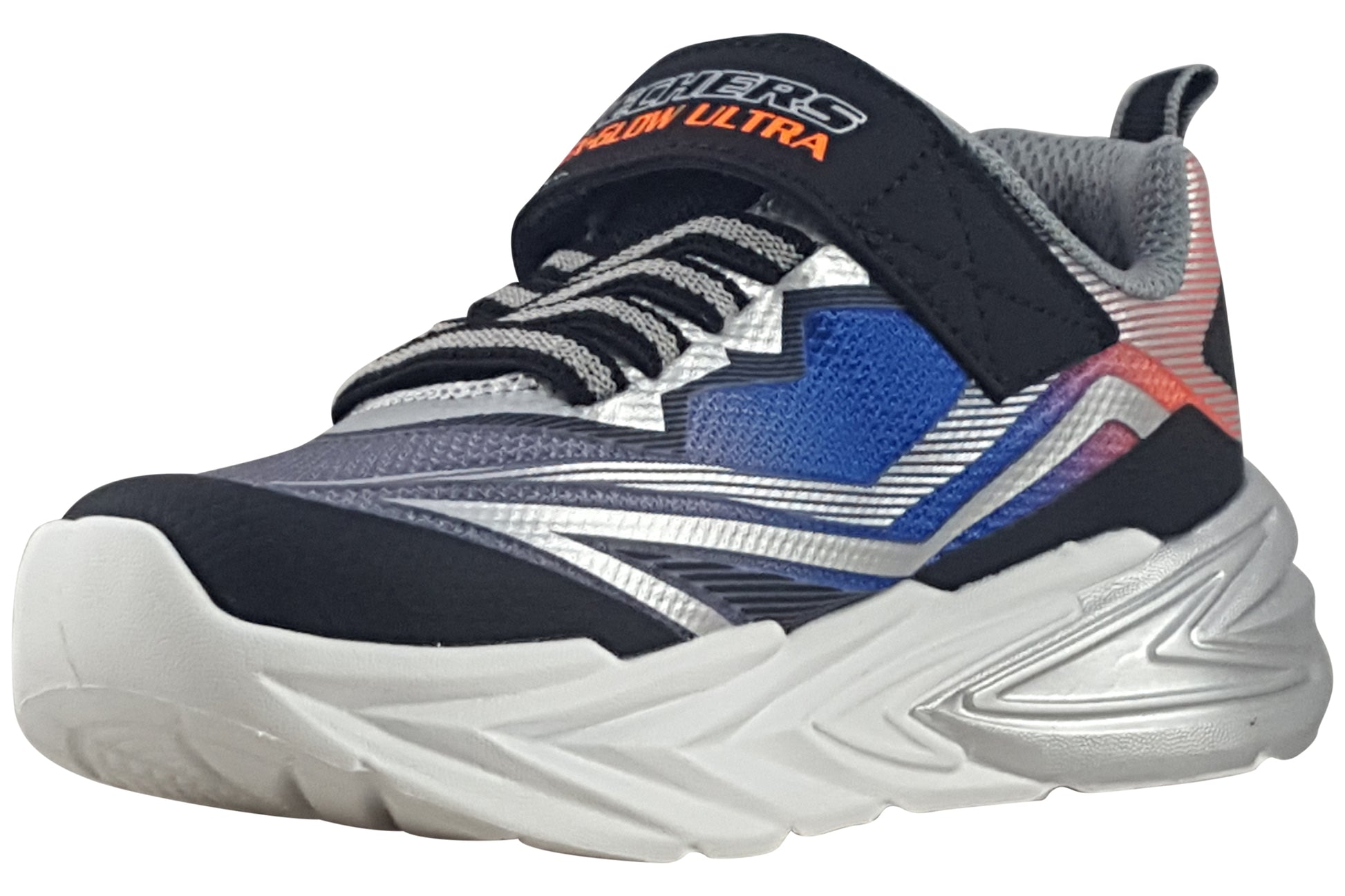 skechers-flex-glow-ultra-black-silver-trainers-left_7a61ab8d-ac08-40fc-b6d1-656b83ee4e7f