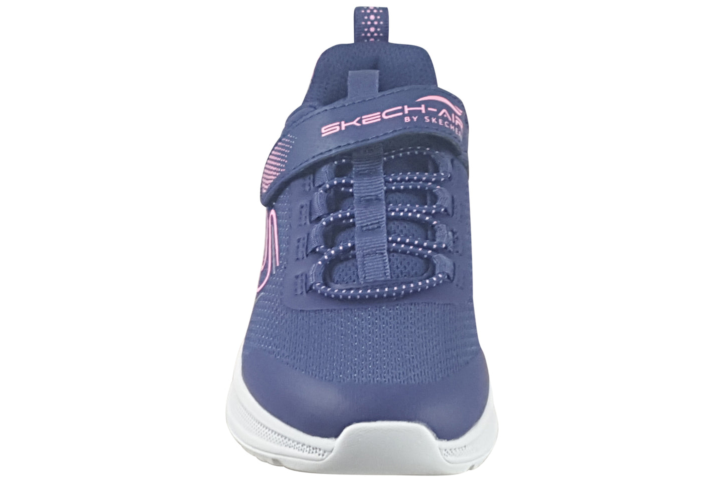 skechers fly 3.0 303595l girls trainers navy pink top