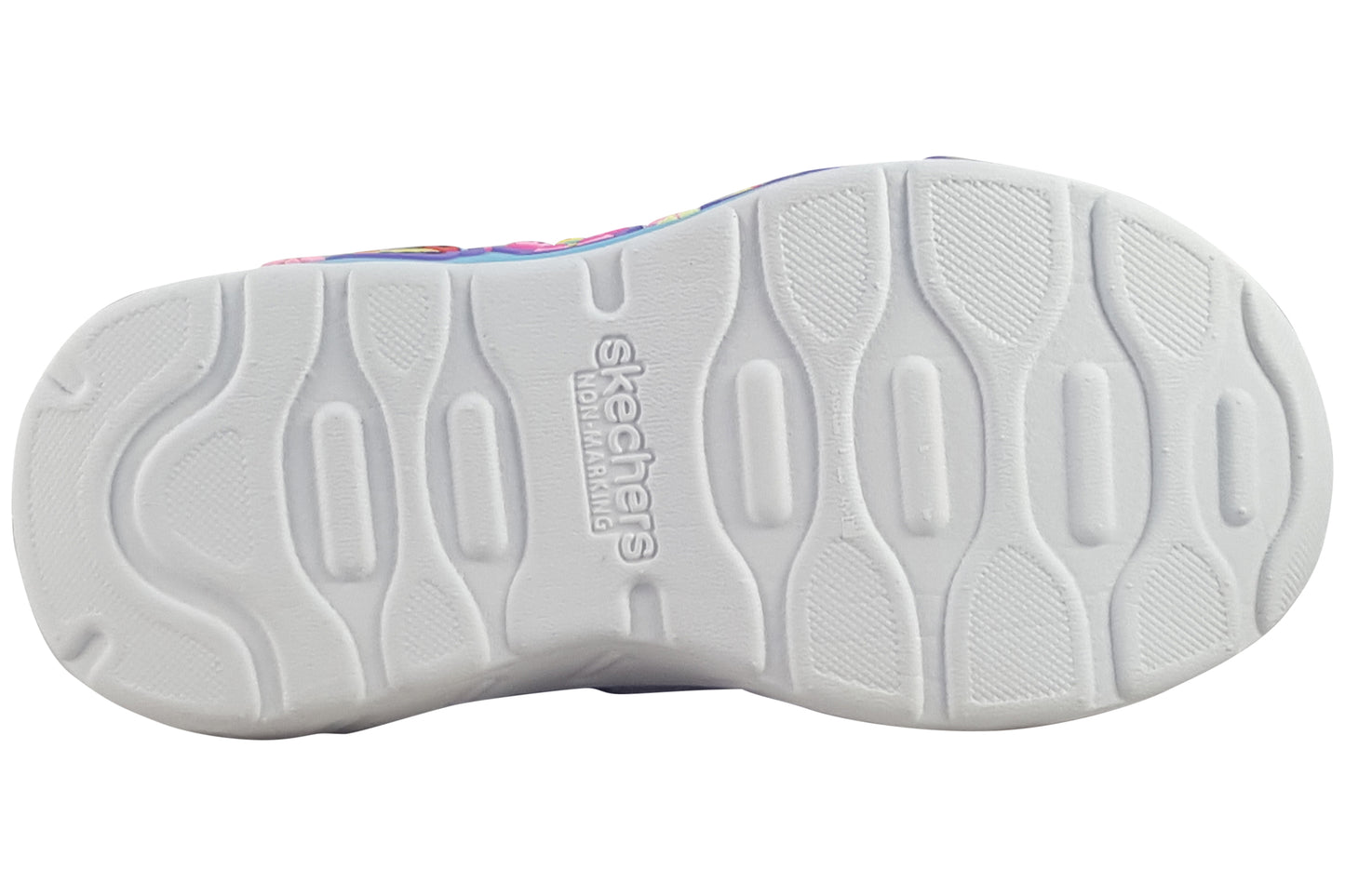 skechers fun squad purple multi trainers sole