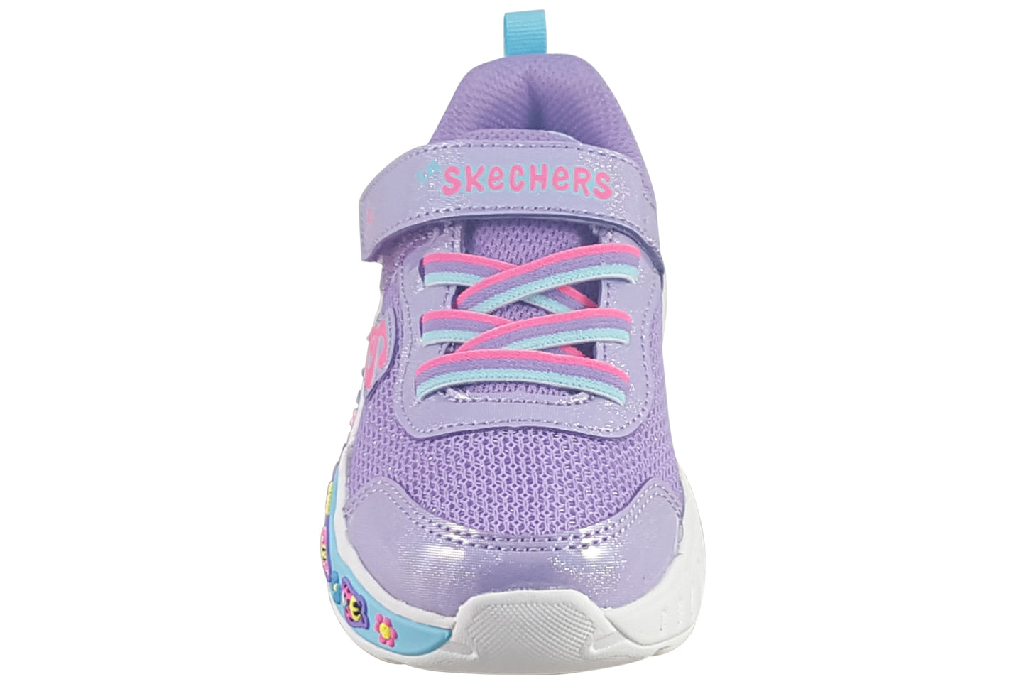 skechers fun squad purple multi trainers top