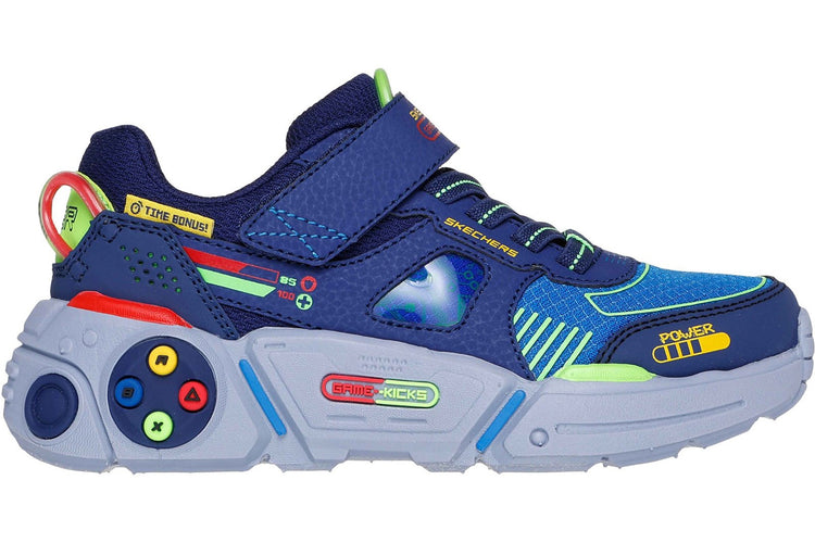 Skechers Game Kicks: Gametronix 2.0 Navy/Multi Boys Sports
