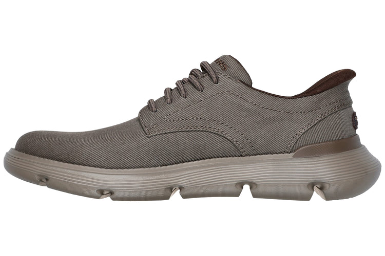 Skechers Garza Clive Dark Taupe Mens Sports