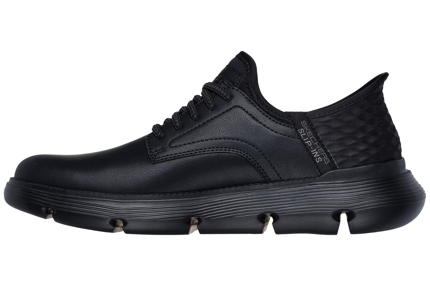 Skechers Garza Gervin Black Mens Shoes