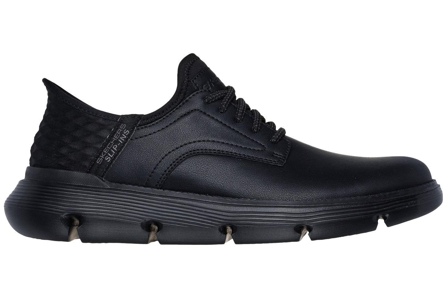 Skechers Garza Gervin Black Mens Shoes