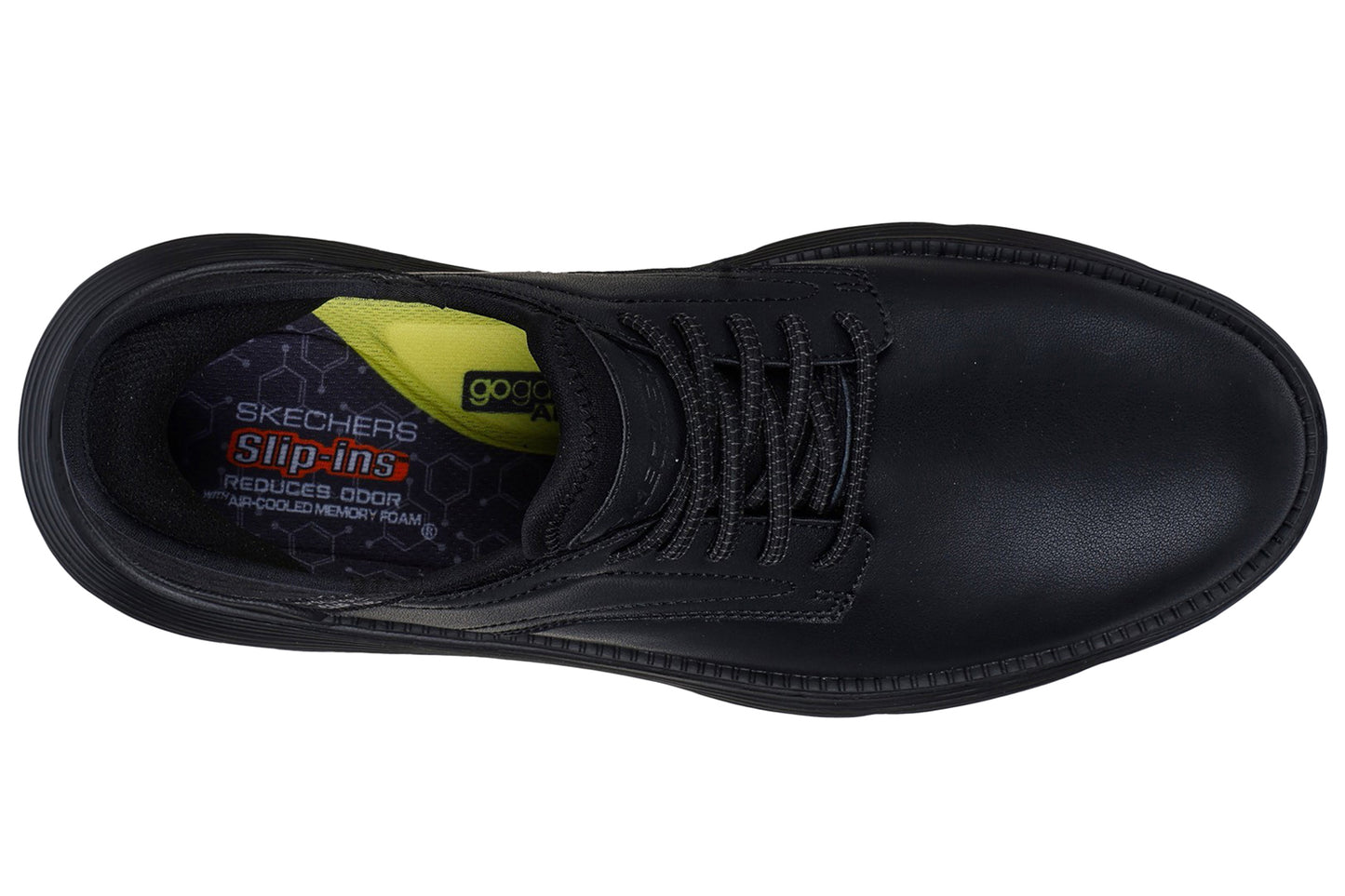 Skechers Garza Gervin Black Mens Shoes