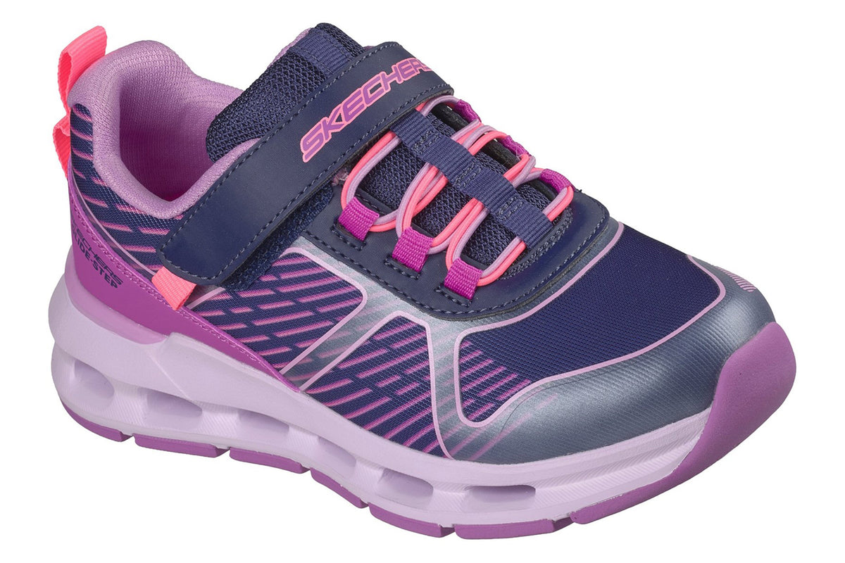 Skechers Glide Step Sprint Lines Navy Synthetic/Multi Trim Girls Sports
