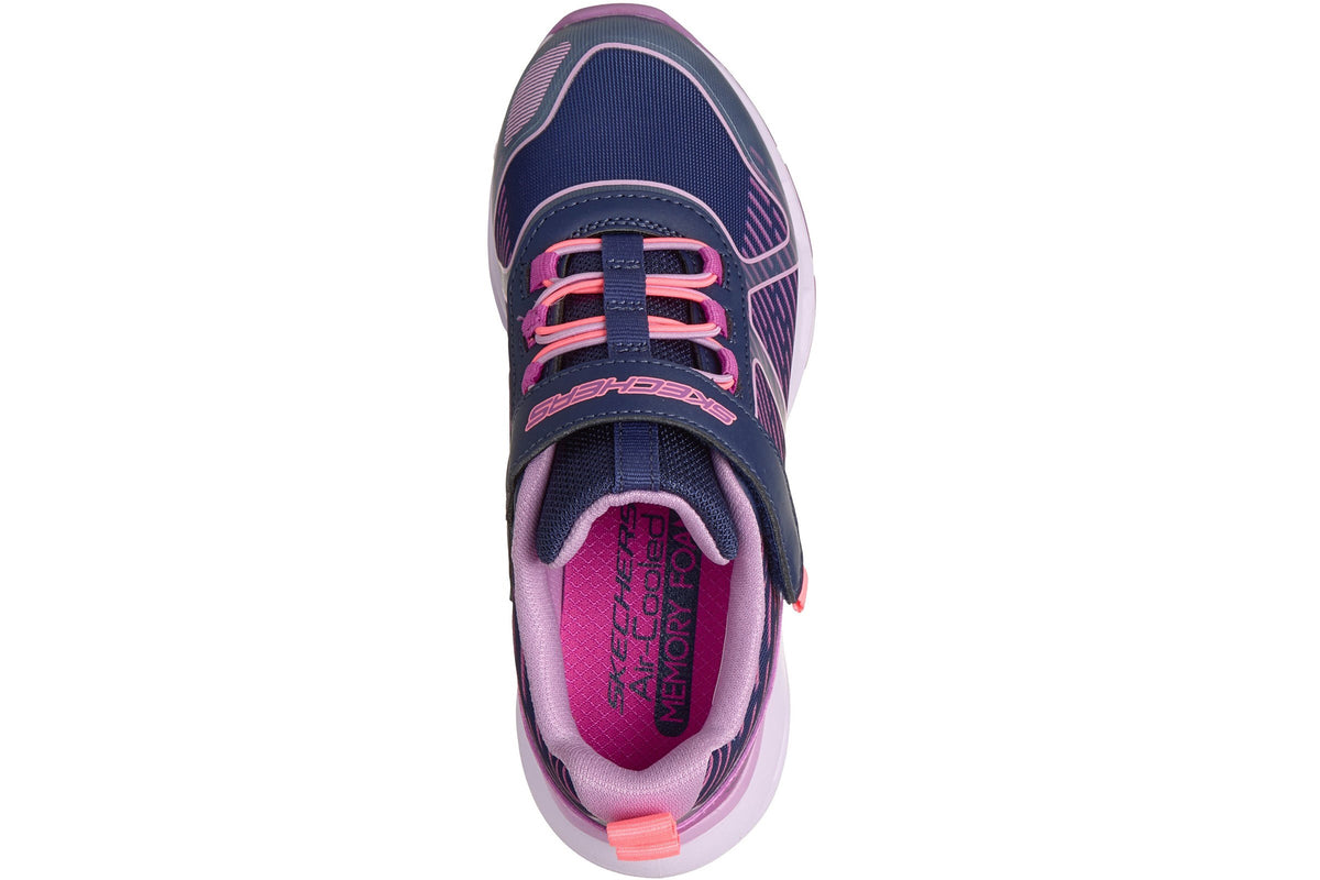 Skechers Glide Step Sprint Lines Navy Synthetic/Multi Trim Girls Sports