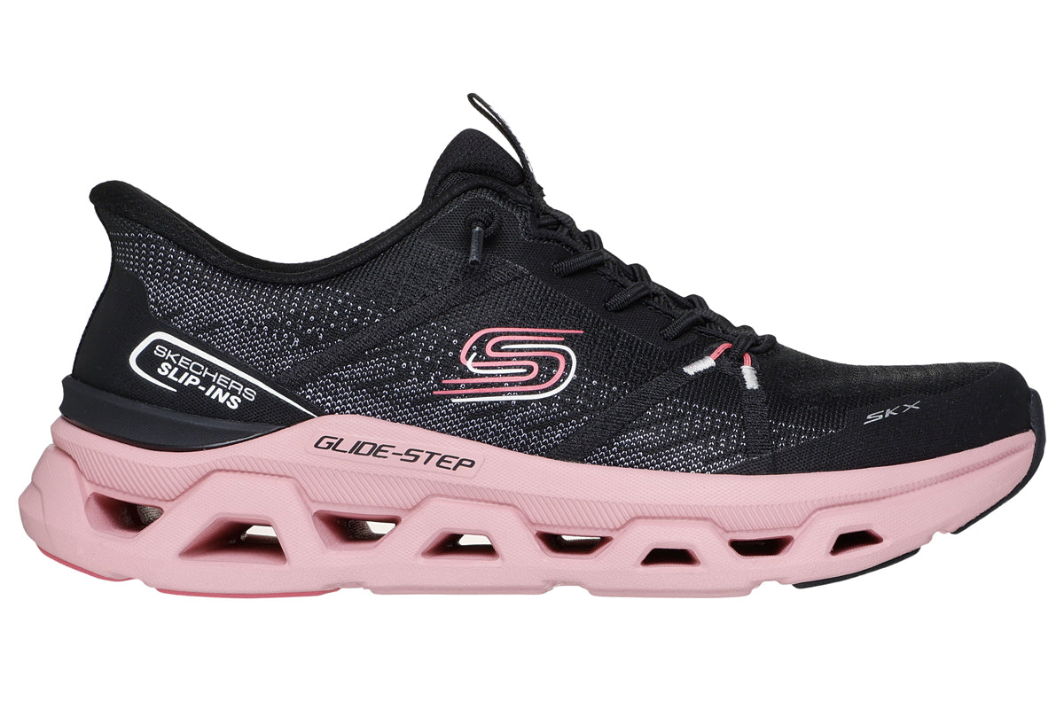 Skechers Glide Step Altus FL 150513 Womens Sports Black/Mauve
