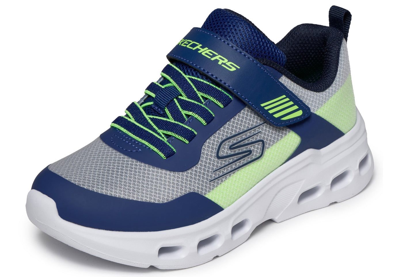 Skechers Glide Step Drift 405125L Navy/Lime Boys Sports