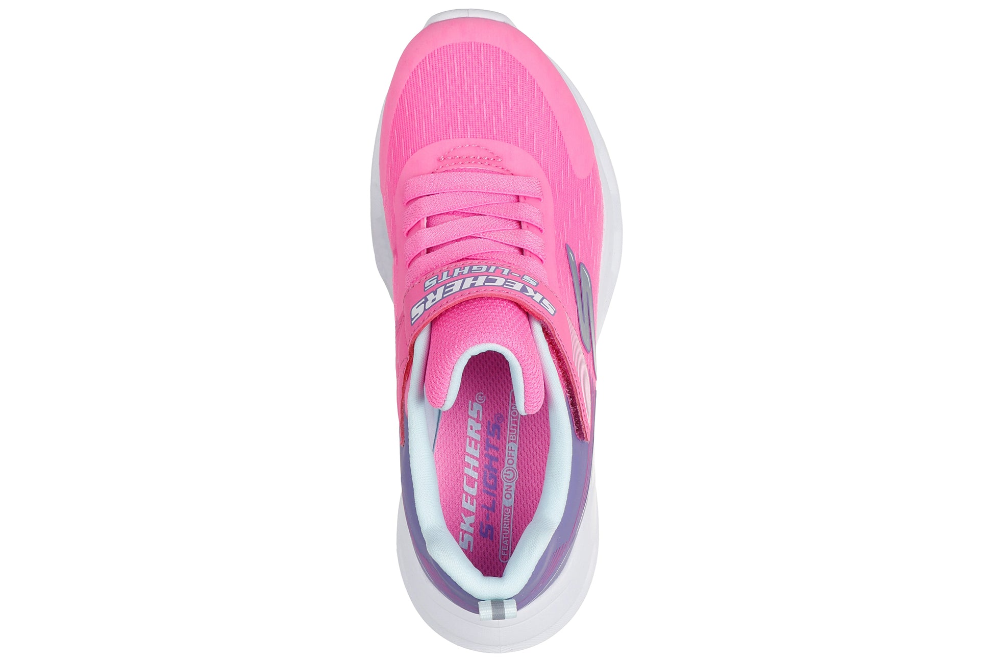 skechers-glide-step-lights-303730l-girls-trainers-pink-multi-top