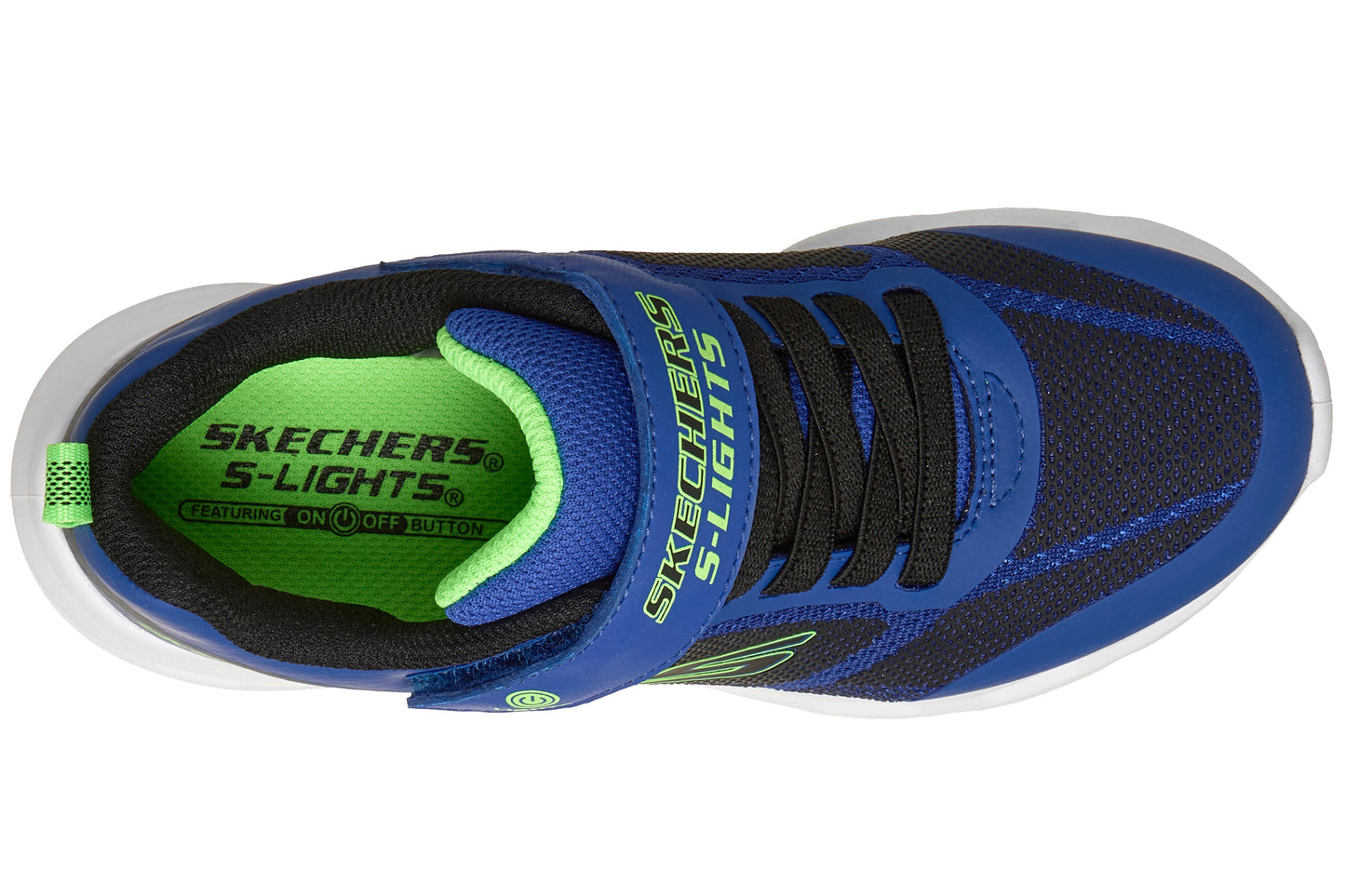Skechers Glide- Step Lights 400240L Blue/Black Boys Sports