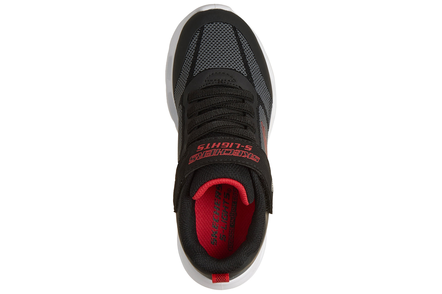Skechers Glide- Step Lights 400240L Black Boys Sports