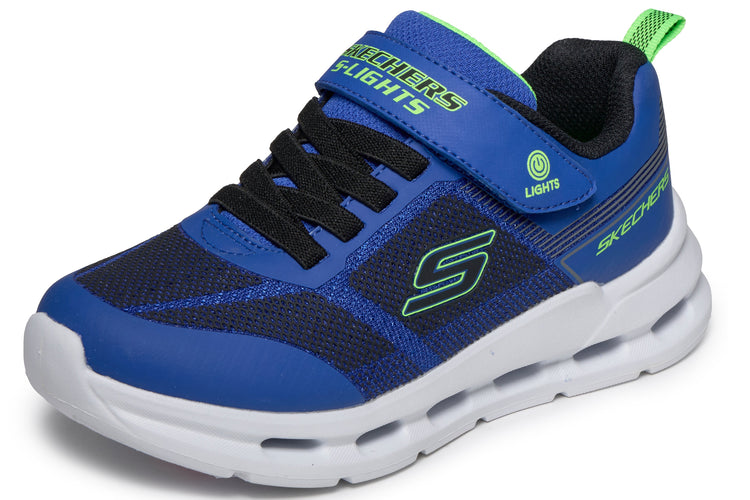 Skechers Glide- Step Lights 400240L Blue/Black Boys Sports
