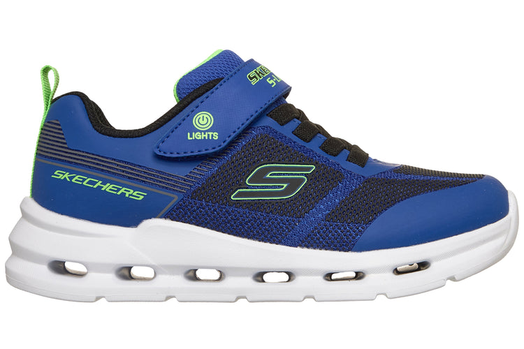 Skechers Glide- Step Lights 400240L Blue/Black Boys Sports