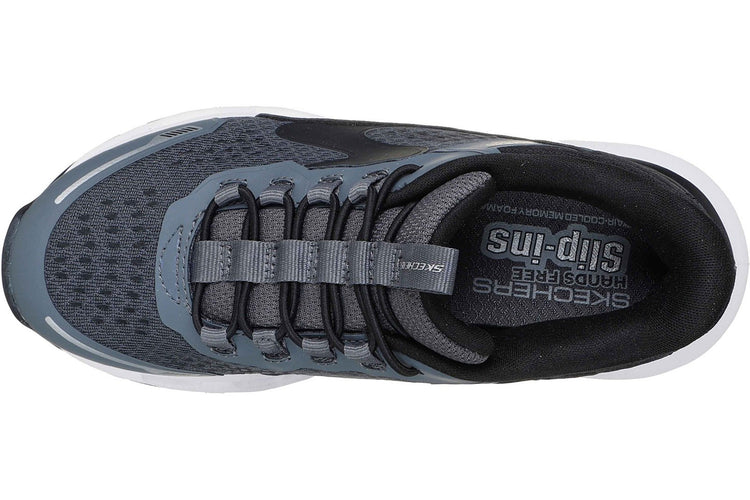 Skechers Slip-Ins Glide-Step Vista Charcoal/Black Boys Sports