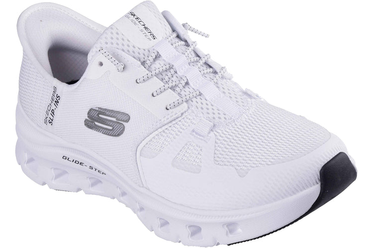 Skechers Slip-Ins Glide-Step Pro White Womens Sports