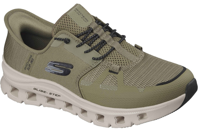 Skechers Glide-Step Pro Olive/Black Mens Trainers