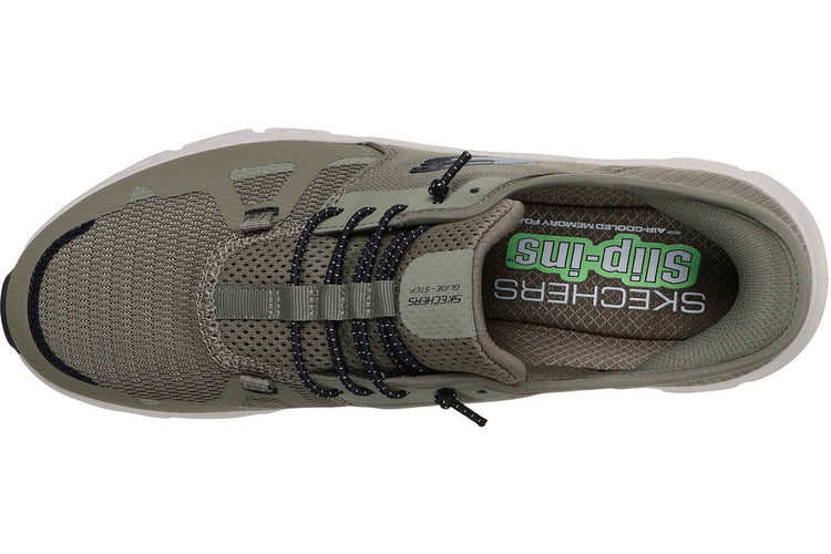 Skechers Glide-Step Pro Olive/Black Mens Trainers