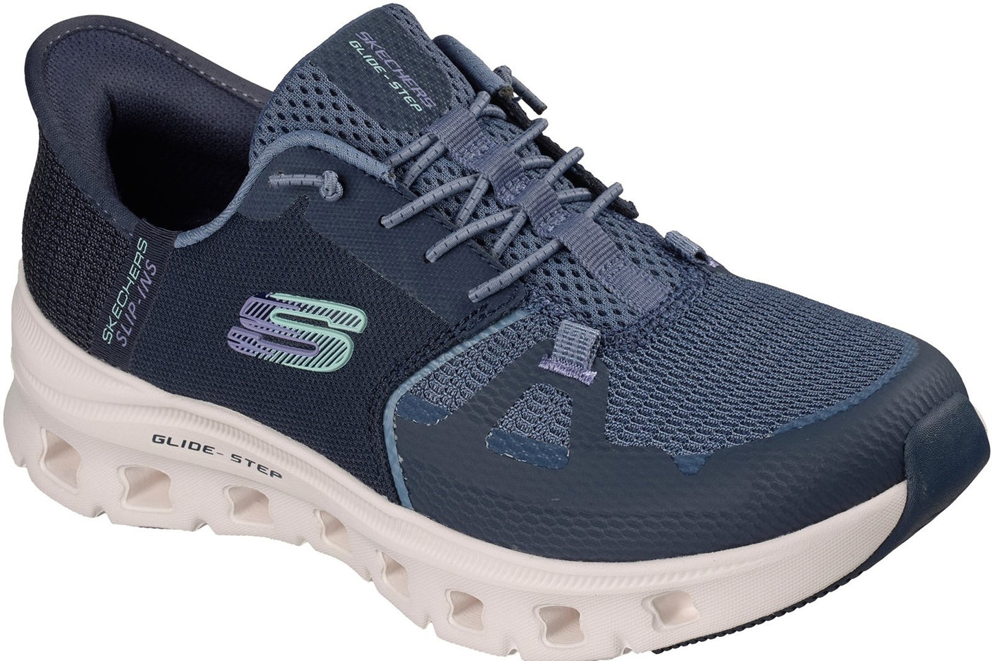 Skechers Slip-Ins Glide-Step Pro Navy Womens Fashion Trainers