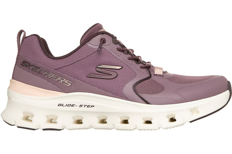 Skechers Slip-Ins Glide-Step Pro Plum Mesh/Synthetic/Peach Trim Womens Fashion Trainers