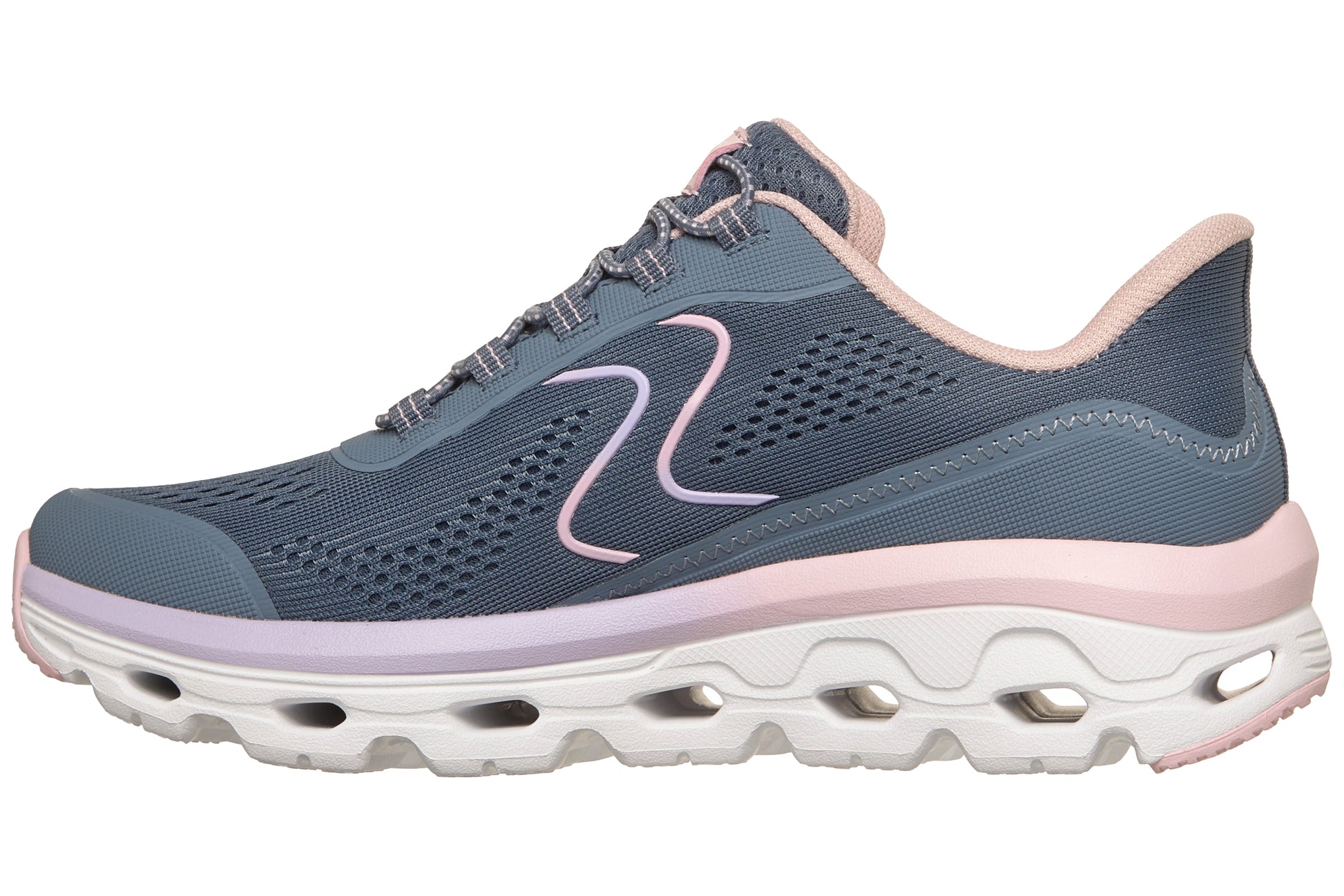 skechers-glide-step-sole-180272-womens-trainers-slate-pink-left-flat