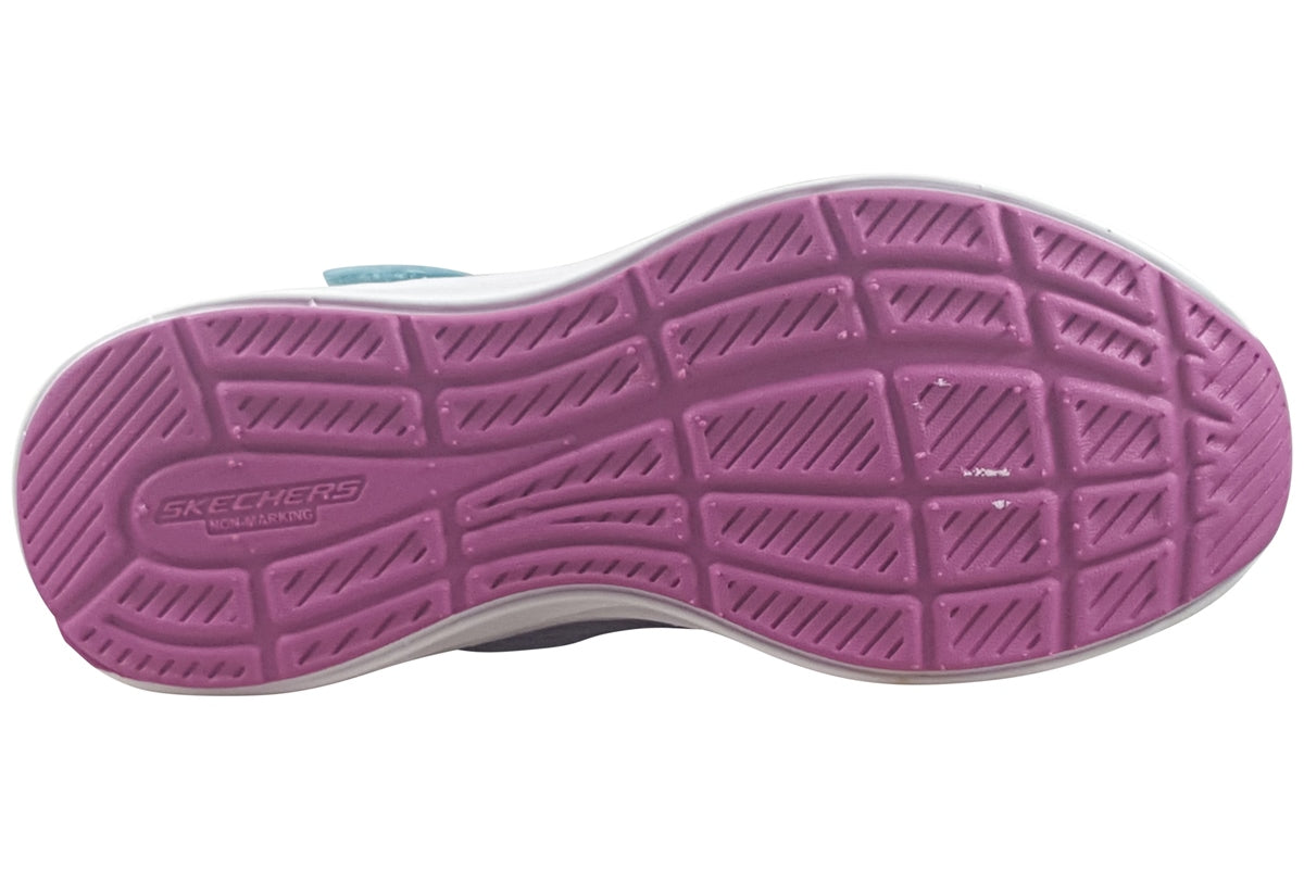 skechers-glitter-soul-girls-trainers-aqua-purple-sole