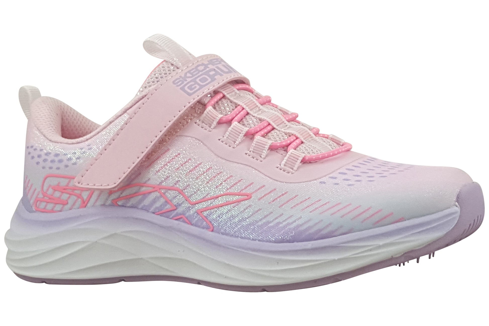 skechers-glitter-soul-girls-trainers-light-pink-multi-right
