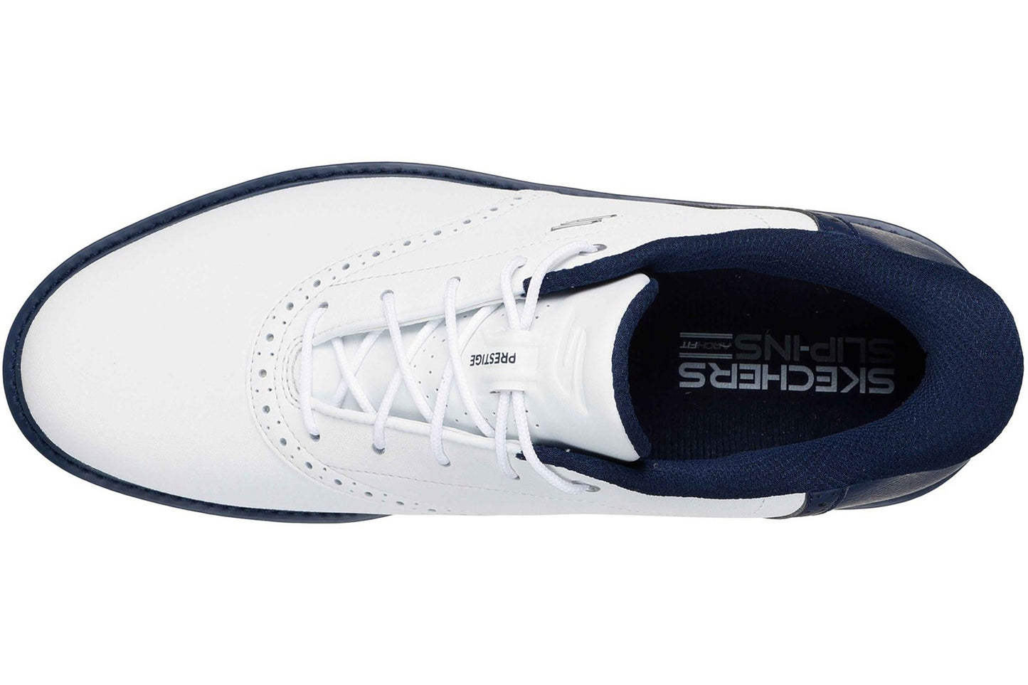 Skechers Slip-Ins Go Golf Prestige White/Navy Mens Trainers