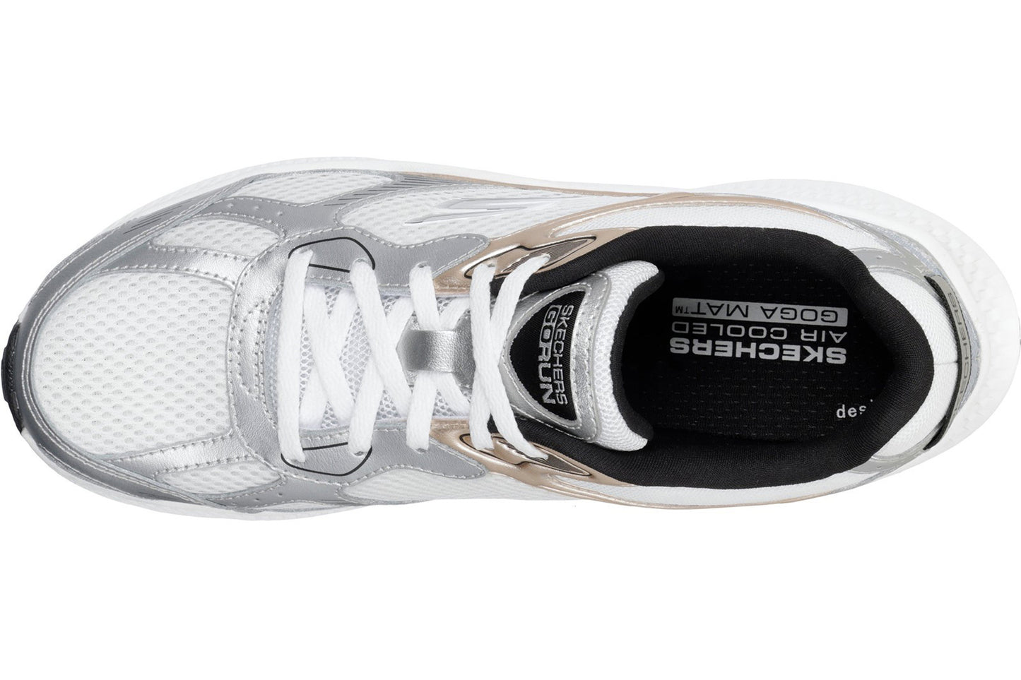 Skechers GO RUN Consistent 2.0 Volt White/Silver/Black Womens Sports