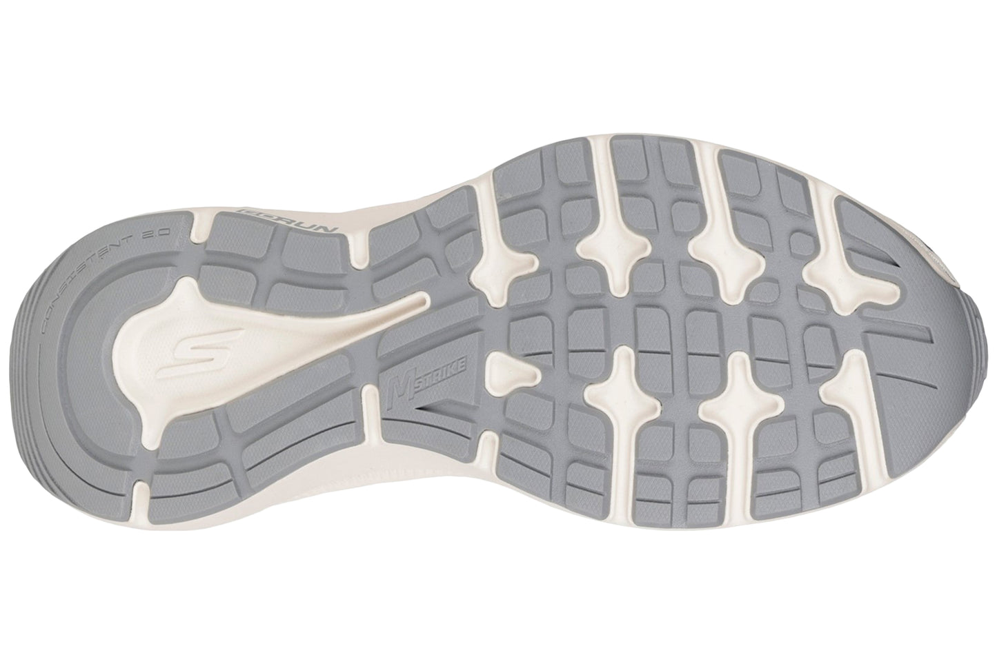 Skechers Go Run Consistent 128633 Silver/Navy Womens Sports