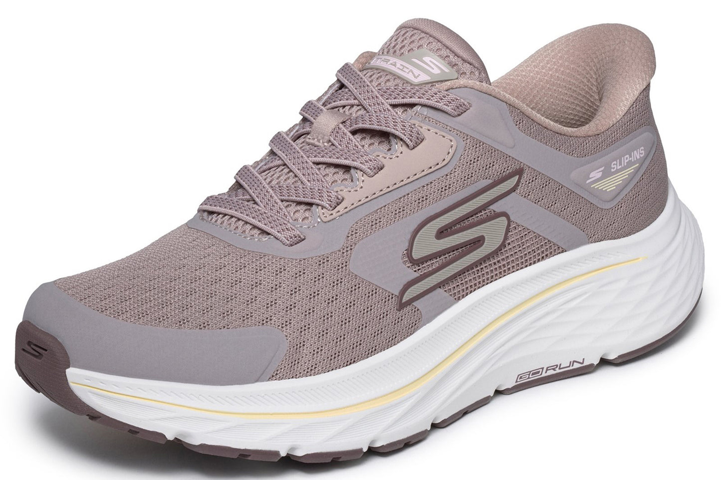 Skechers Go Run Consistent 3 Taupe Textile/Synthetic Womens Fashion Trainers