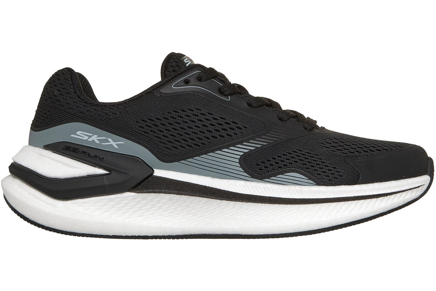 Skechers Go Run Consistent Pro Black Textile/White Synthetic Womens Fashion Trainers