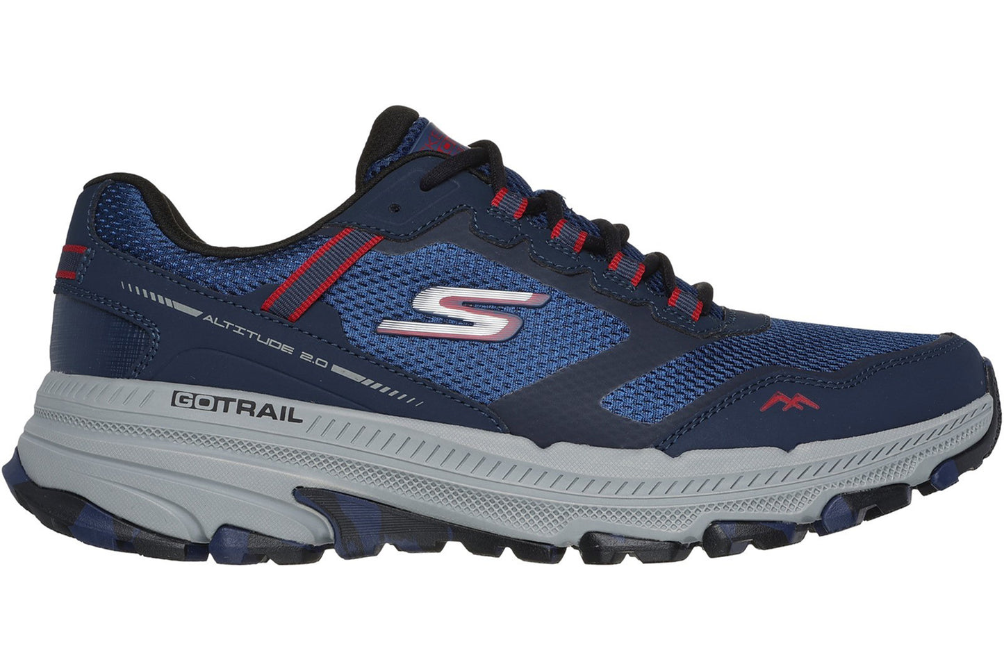 Skechers Trail Altitude 2 Marble Rk Navy/Red Mens Trainers